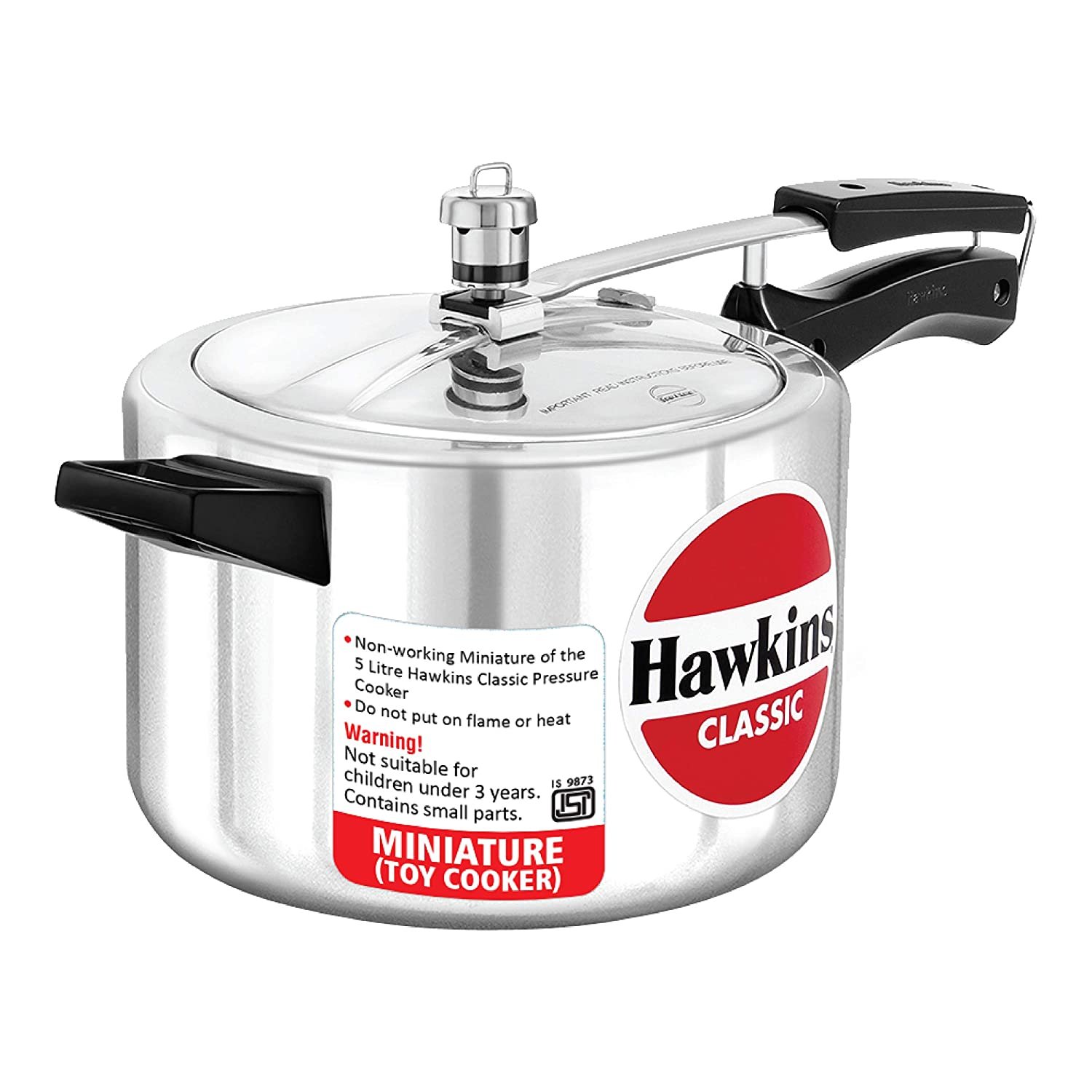 Hawkins Miniature Cooker, Toy Cooker for Kids, Mini Cooker, Small Cooker for Kids, Silver (MIN)